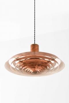 Poul Henningsen Langelinie Ceiling Lamp in Copper by Poul Henningsen 1950s - 4663860