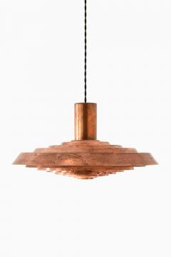 Poul Henningsen Langelinie Ceiling Lamp in Copper by Poul Henningsen 1950s - 4663861