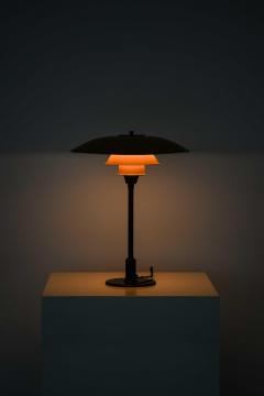Poul Henningsen PH 3 6 2 Table Lamp in Aluminum Brass and Lacquer by Poul Henningsen 1940s - 4663773