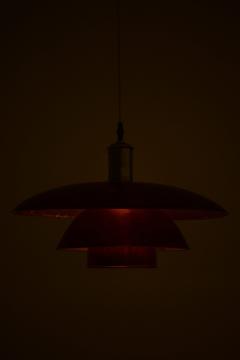 Poul Henningsen PH 5 5 Ceiling Lamp in Copper and Nickel by Poul Henningsen 1940s - 4399673