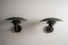 Poul Henningsen Pair of wall lamps PH 4 5 by Poul Henningsen for Louis Poulsen Denmark - 4554839
