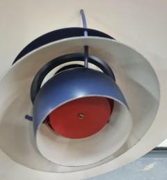 Poul Henningsen Poul Henningsen PH 5 Pendant in Dark Blue Red Rare Orno Edition 1960s - 3972383