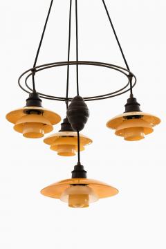 Poul Henningsen Ringkrone Ceiling Lamp by Poul Henningsen 1930s - 4444271