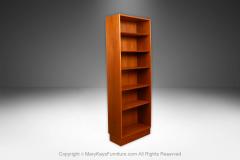 Poul Hundevad Danish Mid Century Modern Teak Tall Bookcase Poul Hundevad - 4317545