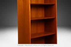 Poul Hundevad Danish Mid Century Modern Teak Tall Bookcase Poul Hundevad - 4317549