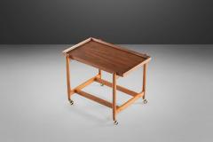 Poul Hundevad Danish Modern Bar Cart in Teak by Poul Hundevad for Vamdrup Stolefabrik 1960s - 2574347