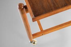 Poul Hundevad Danish Modern Bar Cart in Teak by Poul Hundevad for Vamdrup Stolefabrik 1960s - 2574354
