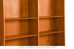 Poul Hundevad Danish Modern Teak Tall Double Bookcase Poul Hundevad - 3406202