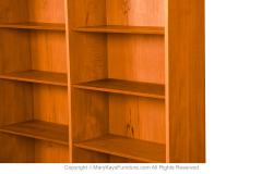 Poul Hundevad Danish Modern Teak Tall Double Bookcase Poul Hundevad - 3406205