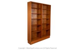 Poul Hundevad Danish Modern Teak Tall Double Bookcase Poul Hundevad - 3933412