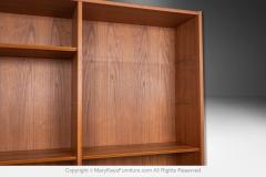 Poul Hundevad Danish Modern Teak Tall Double Bookcase Poul Hundevad - 4032385