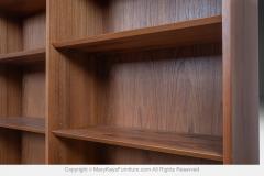 Poul Hundevad Danish Modern Teak Tall Double Bookcase Poul Hundevad - 4032389