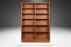 Poul Hundevad Danish Modern Teak Tall Double Bookcase Poul Hundevad - 4032391