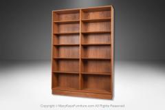 Poul Hundevad Danish Modern Teak Tall Double Bookcase Poul Hundevad - 4032392