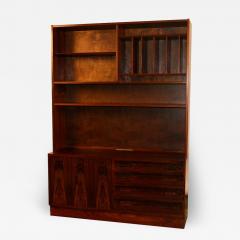 Poul Hundevad Danish Poul Hundevad Mid Century Rosewood Cabinet Hutch - 2983939