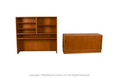 Poul Hundevad Danish Teak Sideboard Media Cabinet Hutch Poul Hundevad - 3378496