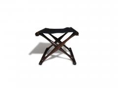Poul Hundevad Early Poul Hundevad Guldhoj Folding Stool in Brazilian Rosewood and Leather - 4239918