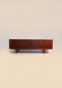 Poul Hundevad Poul Hundevad Danish Teak Credenza with Tambour Doors - 4286858