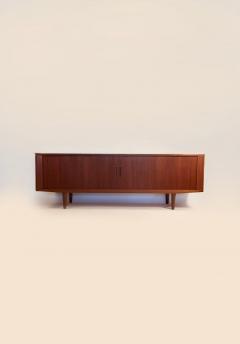 Poul Hundevad Poul Hundevad Danish Teak Credenza with Tambour Doors - 4286867