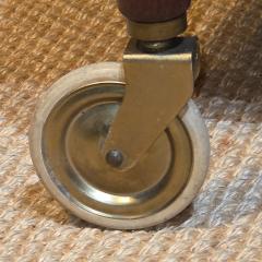 Poul Hundevad Poul Hundevad Teak Adjustable 3 Shelf Rolling Cart Denmark 1960s - 4373938