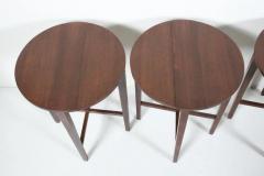 Poul Hundevad Set of Five Poul Hundevad Teak Hanging Nest Tables 1960s - 2957670