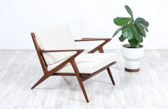 Poul Jensen Danish Modern Sculpted Z Lounge Chair by Poul Jensen for Selig - 2821636