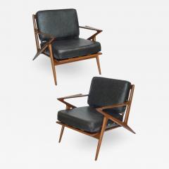 Poul Jensen Danish Modern Z Lounge Chairs by Poul Jensen - 1052249