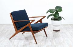 Poul Jensen Danish Modern Z Teak Lounge Chair by Poul Jensen for Selig - 2394435