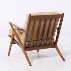 Poul Jensen Poul Jensen Style Mid Century Walnut Z Lounge Chair - 4094487