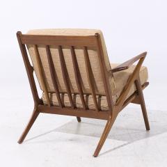 Poul Jensen Poul Jensen Style Mid Century Walnut Z Lounge Chair - 4094493