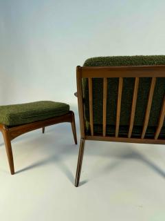 Poul Jensen Poul Jensen Z Chair with Ottoman Denmark Circa 1950s - 4309163