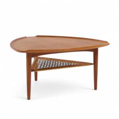 Poul Jensen Poul Jensen for Selig Mid Century Danish Guitar Pick Side End Table - 4296517