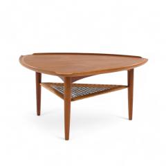 Poul Jensen Poul Jensen for Selig Mid Century Danish Guitar Pick Side End Table - 4296520