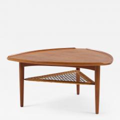 Poul Jensen Poul Jensen for Selig Mid Century Danish Guitar Pick Side End Table - 4297002