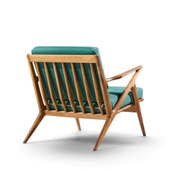 Poul Jensen Poul Jensen for Selig Mid Century Walnut Z Lounge Chairs - 4755164