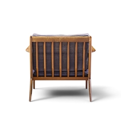 Poul Jensen Poul Jensen for Selig Mid Century Walnut Z Lounge Chairs Pair - 4731844