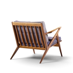 Poul Jensen Poul Jensen for Selig Mid Century Walnut Z Lounge Chairs Pair - 4731845