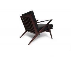 Poul Jensen Poul Jensen for Selig Z Lounge Chairs in Black Leather - 3818477