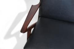 Poul Jensen Poul Jensen for Selig Z Lounge Chairs in Black Leather - 3818482