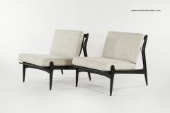 Poul Jensen Scandinavian Modern Lounge Chairs by Poul Jensen for Selig - 262902