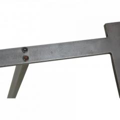 Poul Kj rholm Kjaerholm MID CENTURY POUL KJAERHOLM BLACK SLATE STEEL PK61 COFFEE TABLE - 4275101