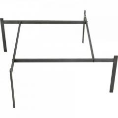 Poul Kj rholm Kjaerholm MID CENTURY POUL KJAERHOLM BLACK SLATE STEEL PK61 COFFEE TABLE - 4275102