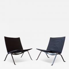 Poul Kj rholm Kjaerholm PK22 Lounge Chairs by Poul Kj rholm for E Kold Christensen - 4059680