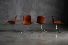 Poul Kj rholm Kjaerholm PK9 Dining Chairs by Poul Kj rholm for E Kold Christensen Denmark 1960s - 4385852