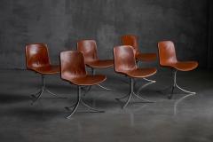 Poul Kj rholm Kjaerholm PK9 Dining Chairs by Poul Kj rholm for E Kold Christensen Denmark 1960s - 4385854