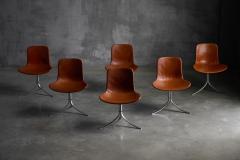 Poul Kj rholm Kjaerholm PK9 Dining Chairs by Poul Kj rholm for E Kold Christensen Denmark 1960s - 4385855