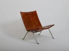 Poul Kj rholm Kjaerholm Pair of Lounge Chairs PK22 by Poul Kjaerholm for E Kold Christensen c1960 - 4128463