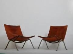 Poul Kj rholm Kjaerholm Pair of Lounge Chairs PK22 by Poul Kjaerholm for E Kold Christensen c1960 - 4128500