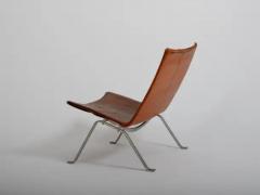 Poul Kj rholm Kjaerholm Pair of Lounge Chairs PK22 by Poul Kjaerholm for E Kold Christensen c1960 - 4128502