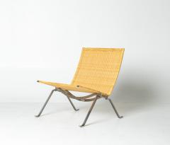 Poul Kj rholm Kjaerholm Poul Kj rholm PK22 Lounge Chair for Fritz Hansen in Woven Cane - 4736320